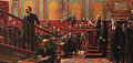 Lectura de un proyecto de Ley en el Salón de Sesiones, de Asterio Mañanós (Congreso de los Diputados de España).jpg