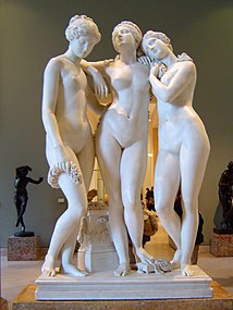 Les Trois Grâces (1831), marmor, Paris, musée du Louvre.