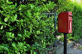 Letter box, Ravarnet near Lisburn - geograph.org.uk - 2488701.jpg