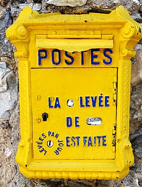 Letter box in Pralognan-la-Vanoise