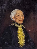 Portrait of Madame Liu, Li Tiefu, 1942, oil on canvas