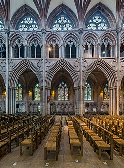 The columns of the nave