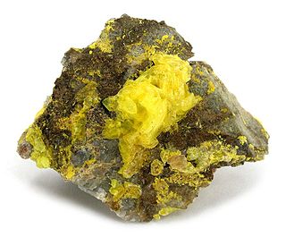 <span class="mw-page-title-main">Liebigite</span> Uranium carbonate mineral