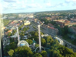 Liseberg: Historia, Jubileumsprojektet, Området