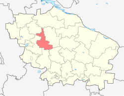 Location of Grachyovsky District in Stavropol Krai