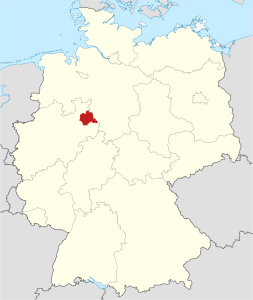 Circondario della Lippe – Localizzazione