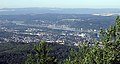 View from Löwenburg to Bad Honnef, Rheinbreitbach and Oberwinter