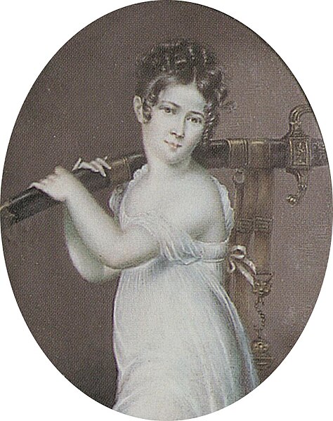 File:Louis-François Aubry - Jeune fille portant un sabre d'officier supérieur.jpg