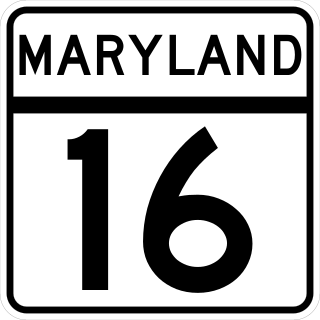 <span class="mw-page-title-main">Maryland Route 16</span> State highway in Maryland, USA