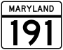 MD Route 191.svg