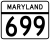 Maryland Rute 699 penanda