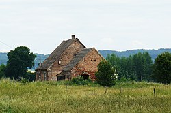 Building in Pławin, Lubusz Voivodeship