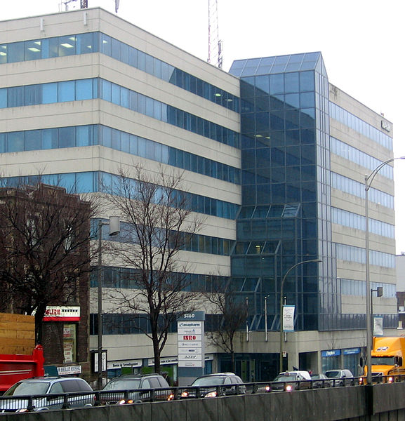 Borough Hall, adjacent to the Décarie Expressway.