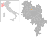 Localisation de Chiusano d'Asti