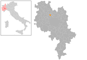 Lokalizacja Chiusano d'Asti