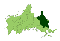 Iwakuni asend Yamaguchi prefektuuris