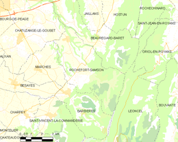 Rochefort-Samson - Localizazion