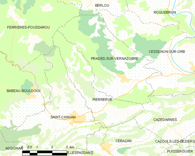 Poziția localității Pierrerue