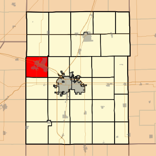 <span class="mw-page-title-main">Mahomet Township, Champaign County, Illinois</span> Township in Illinois, United States