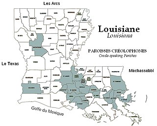 Map of Creole-Speaking Parishes in Louisiana.JPG