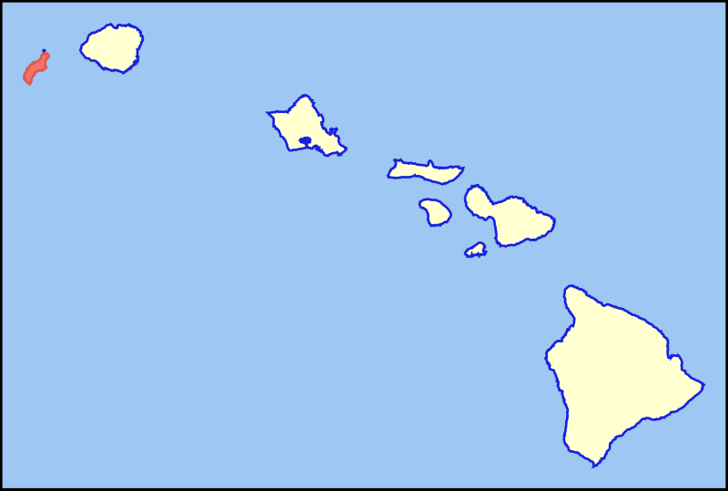 Waihona:Map of Hawaii highlighting Niihau.svg