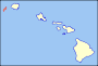Kort over Hawaii, der fremhæver Niihau.svg