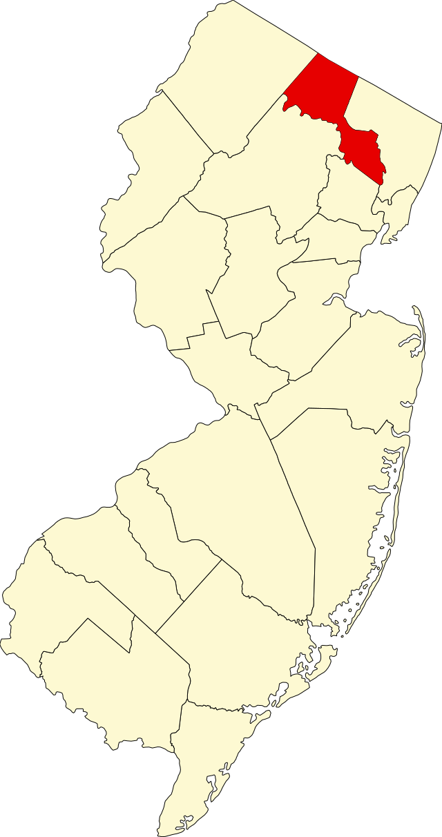 Elhelyezkedése New Jersey államban