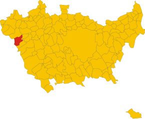 Poziția localității Bernate Ticino