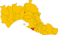 Locatie van Leporano in Tarente (TA)