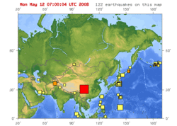 四川大地震: 地震活動の詳細, 被害, 前兆現象