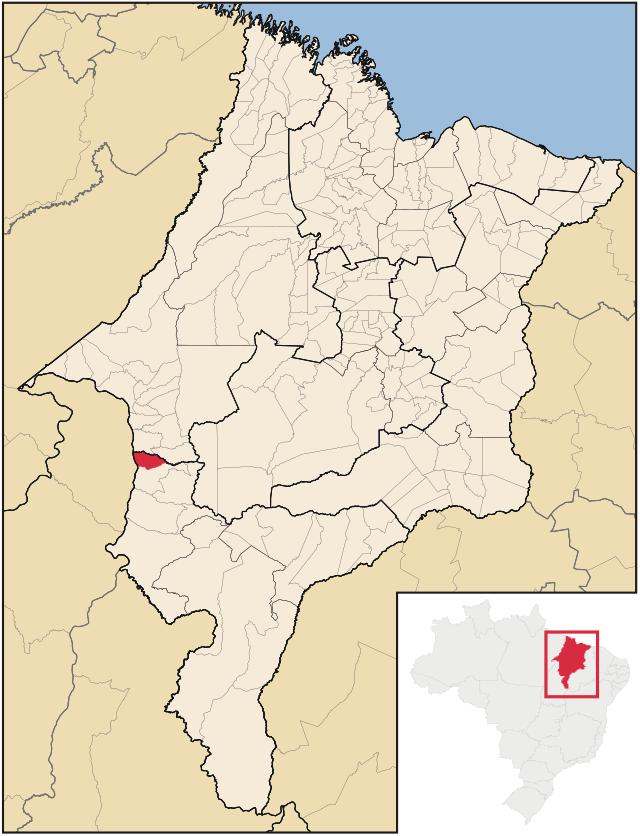 Localização de Campestre do Maranhão no Maranhão