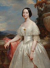 Maria Adelaide d'Austria nel 1848, di Benoit Hermogaste Molin.