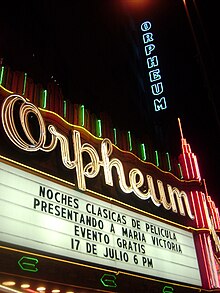 Russell performed at the Orpheum Theater, Los Angeles.
