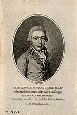 Thumbnail for File:Martinus Nieuwenhuijzen. Stipple engraving by T. de Roode. Wellcome V0004300.jpg