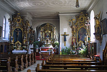 Parish church's interior MemmelsdorfPfarrkirche.jpg