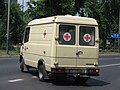 English: Mercedes-Benz of Polish Red Cross on Adama Mickiewicza and Krupnicza intersection in Kraków.   This file was uploaded with Commonist.