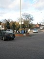 osmwiki:File:Mini-roundabout in Flambard Way - geograph.org.uk - 1602417.jpg