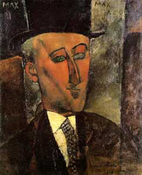 Max Jacob, by Modigliani, 1916