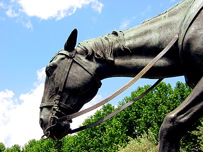 Rocinante er monumant da Cervantes e Madrid L. Coullaut, 1930