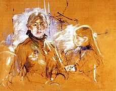 167 Portrait de Berthe Morisot et de sa fille