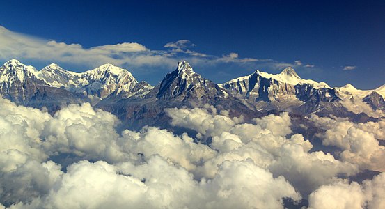 Aerial view of Annapurna Himal © Tsewang Lama