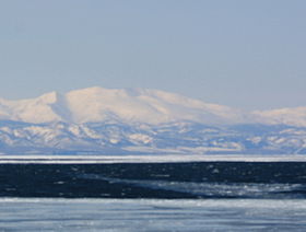 Vista dal Monte Chinishibetsu.