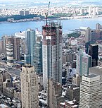 Das Gebäude im Bau, gesehen vom Empire State Building (2006)