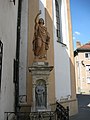 English: Statue of Saint Helen and Mary Magdalene Slovenčina: Socha svätej Heleny a Márie Magdalény Magyar: Szent Ilona és Mária Magdolna szobra