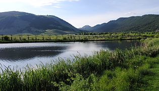 National Elk Refuge from overlook