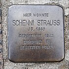 Nauheim Stolperstein Heinrich-Kaul-Platz 12 Schenni Strauss.jpg