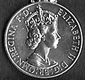 Naval General Service Medal 1915 (Obverse) First Elizabeth version.jpg