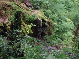 Neidlinger Wasserfall, Schwäbische Alb, Baden-Württemberg, Deutschland