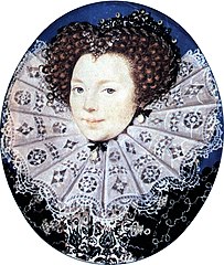 Nicholas Hilliard, Tuntemattoman naisen muotokuva, noin 1585-1590.