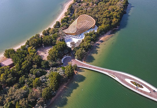 Noor Island from Above Photograph: Florian Kriechbaumer